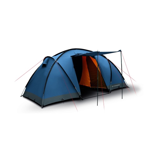 Палатка Trimm COMFORT II, синий 4+2, 49712 фото 2